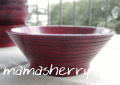 健康レシピの暮らしを彩る器：赤い塗りの鉢f